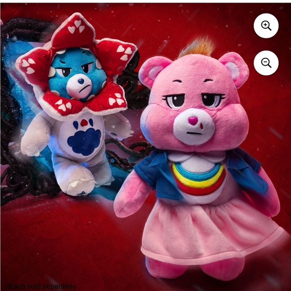 Stranger Things x Care Bears CHEER BEAR as ELEVEN plush new limited edition 12” - Picture 13 of 15